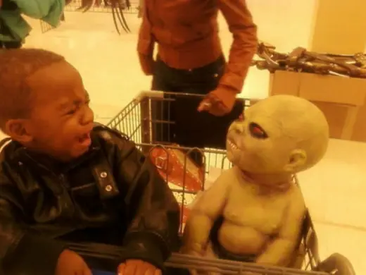 Black Baby with Monster