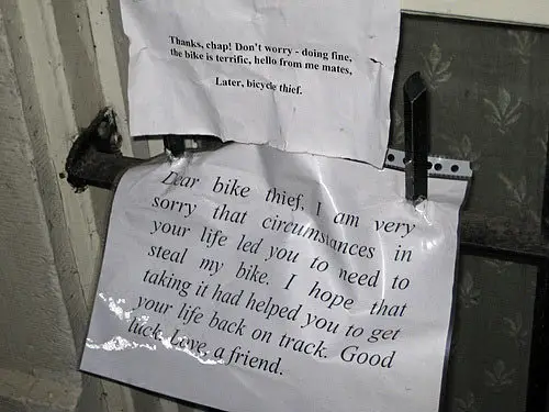 Dear Bicycle Thief
