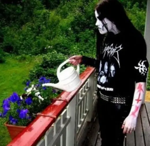Gothic Watering The Flower