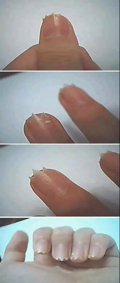 Sharpened Finger Nails