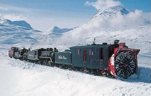 Train Snow Blower