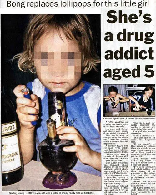 5 Year Old Drug Addict