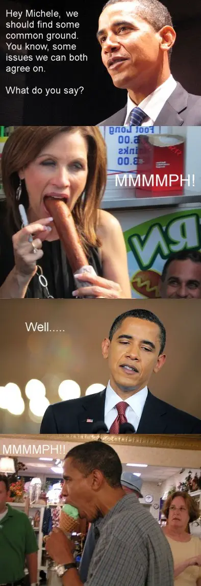 Michele Bachman Vs. Obama