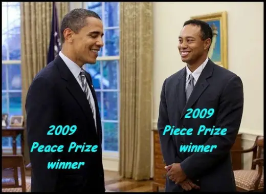Obama Gets the Peace Prize, Tiger Gets the