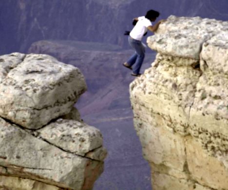 Insane Canyon Leap