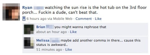 Facebook Spelling FAIL!