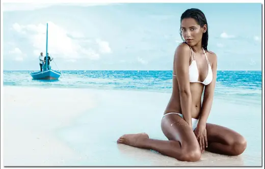 Bikini Babes by the Sea