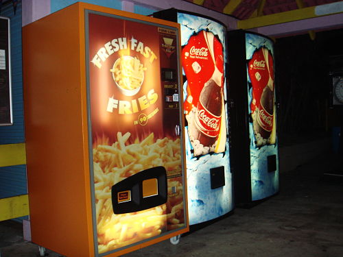 French Fry Vending Machine