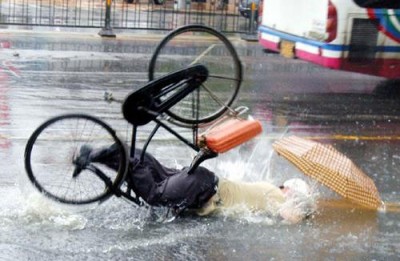 Cycling in the Rain