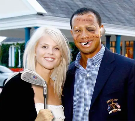 Tiger Woods Holiday Card