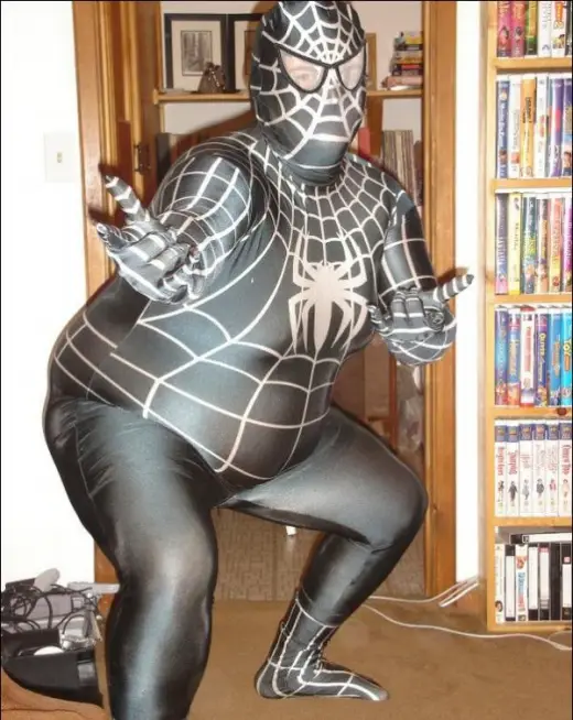 Funny Fat Spiderman 