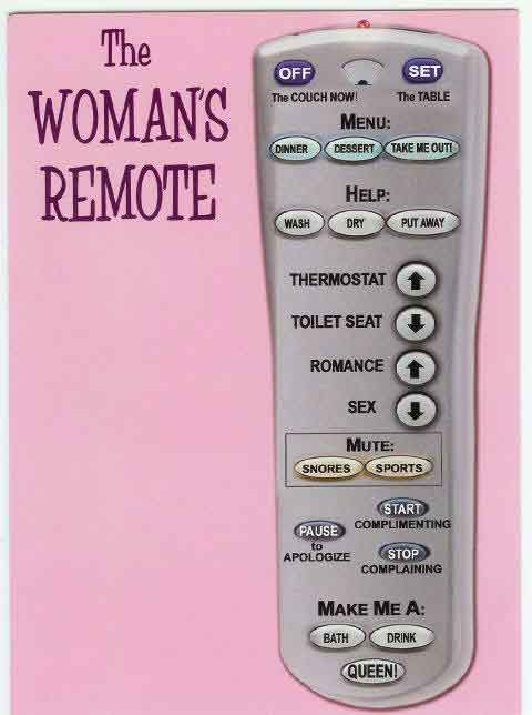 Womens Remote- Funny Pictures