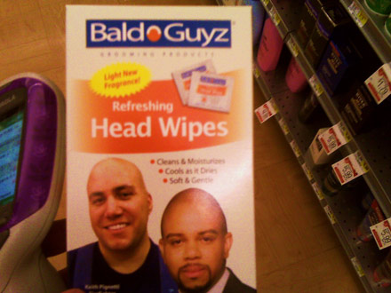 Funny Picture-Head Wipes