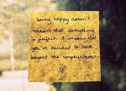 Being Happy