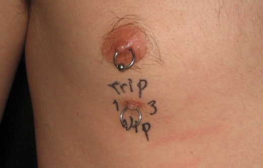 3rd Nipple Piercings