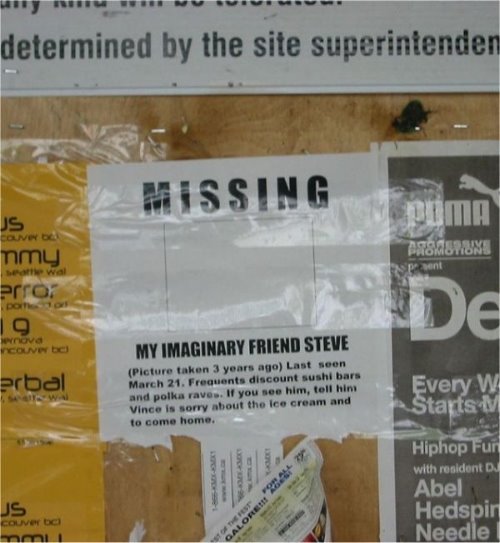 Funny Lost and Found Signs