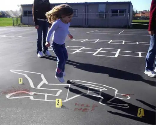 Playing Hopscotch