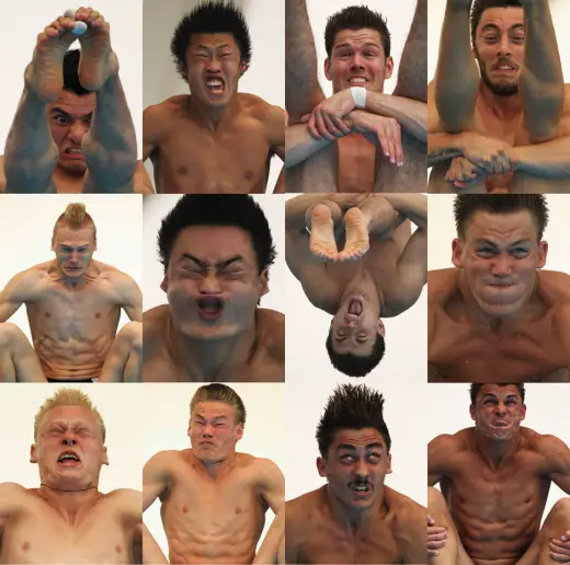 Diving Faces