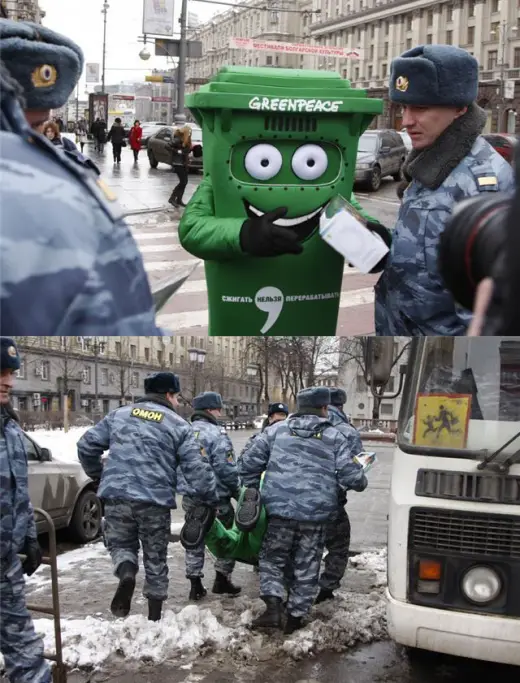 Russia Hates Greenpeace