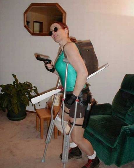 Fail Lara Croft Imitator