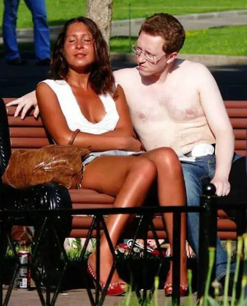 Courting A Tanned Chick