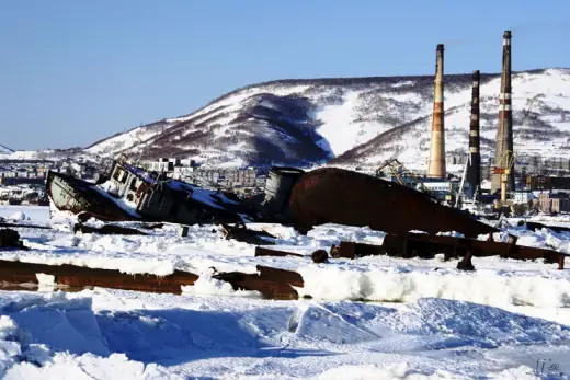 Abandoned Frozen Ships