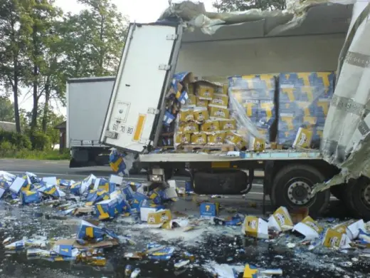 Beer Truck Crash