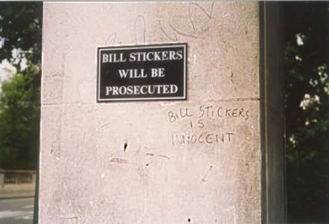 Bill Stickers Is Innocent