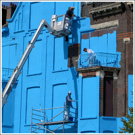 Blue Building