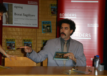 Borat Book Signing