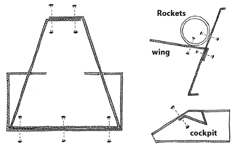 Cardboard Spaceship