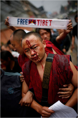 Free Tibet Monk