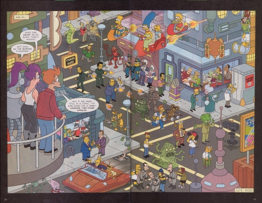 Futurama Meets Simpsons