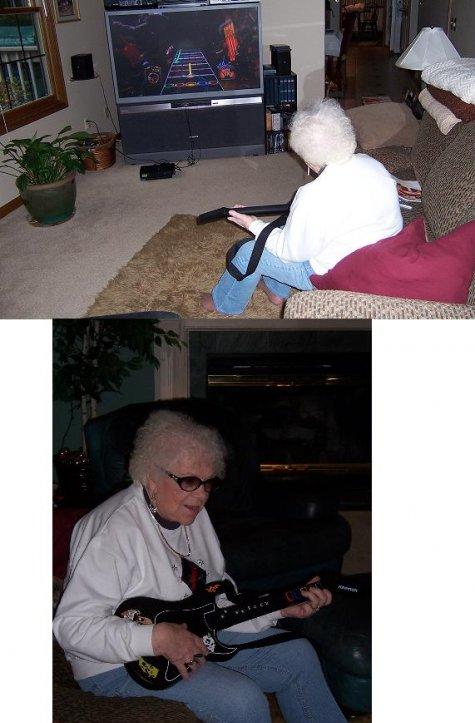Guitar Hero Grandma