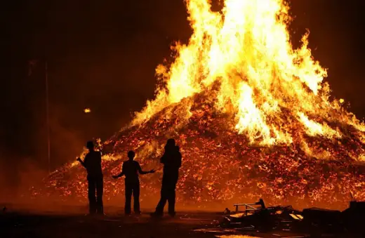 Huge Bonfire