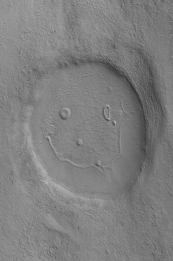 Mars Smiley Face