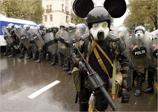 Mickey Riot Cop