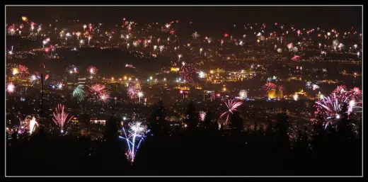 Norway New Years Fireworks