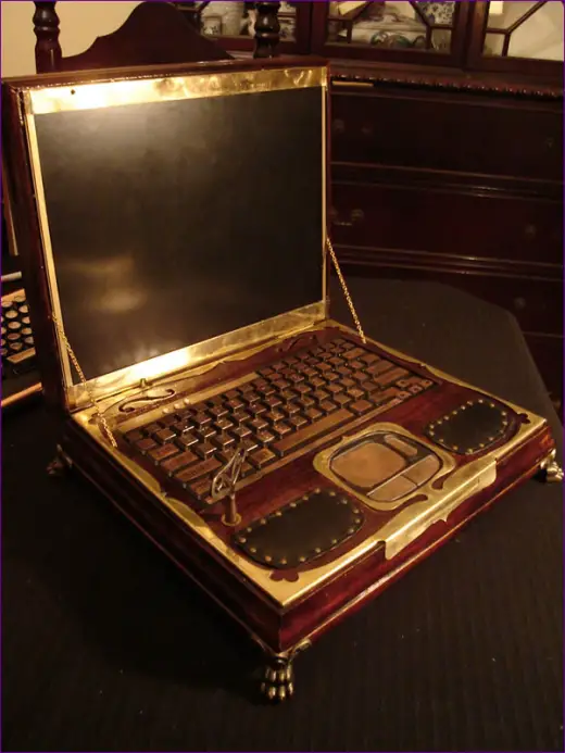 Steampunk Laptop PC