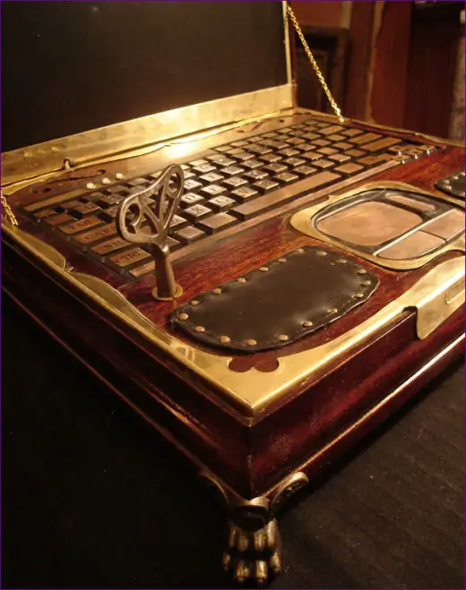 Steampunk Laptop PC