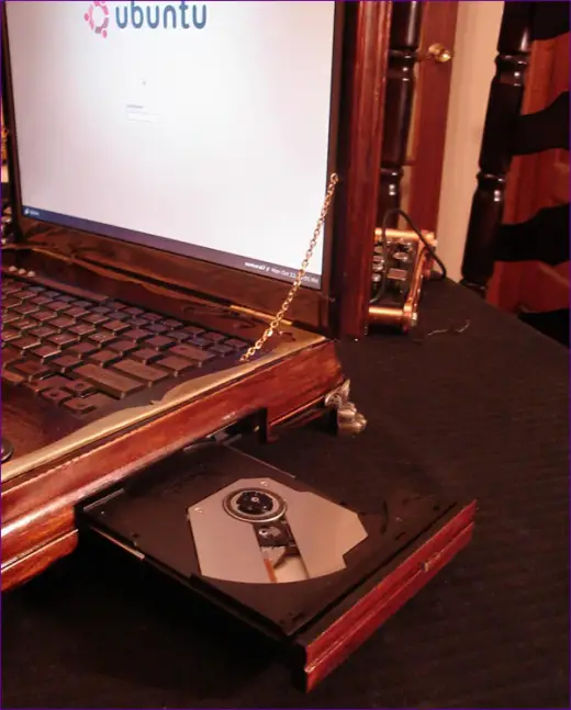 Steampunk Laptop PC