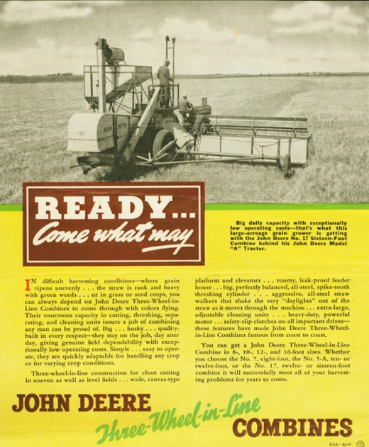 Vintage John Deere Ad