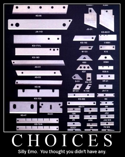 Emo's Have LOTS Of Choices !