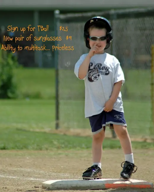 T-Ball Priceless Picture