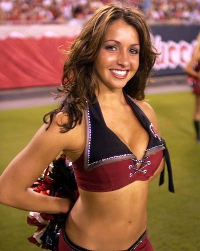 Tampa Bay Bucaneer Smoking Cheerleaders