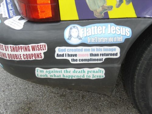 Anti Jesus Car