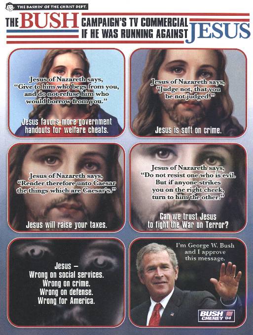 Bush Vs. Jesus