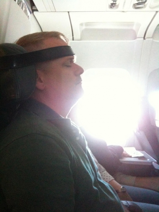 Sleeping on a plane 101