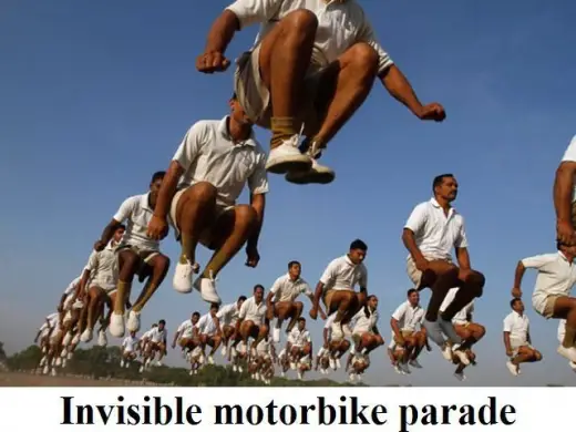Invisible Motorbike