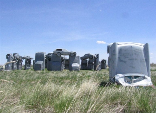 Car and Fridge Stonehendge